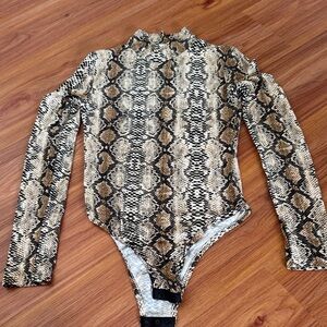 Snakeskin Pattern One Piece